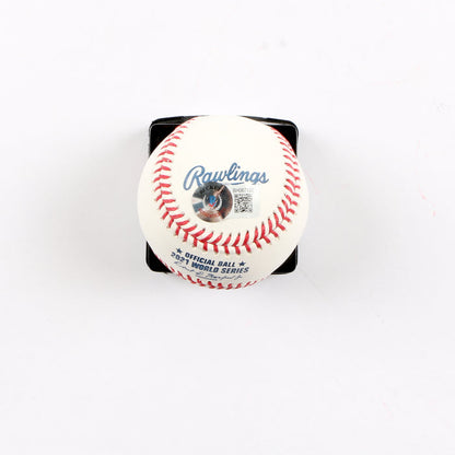 Rick Kranitz Signed Official 2021 World Series Baseball Atlanta Braves