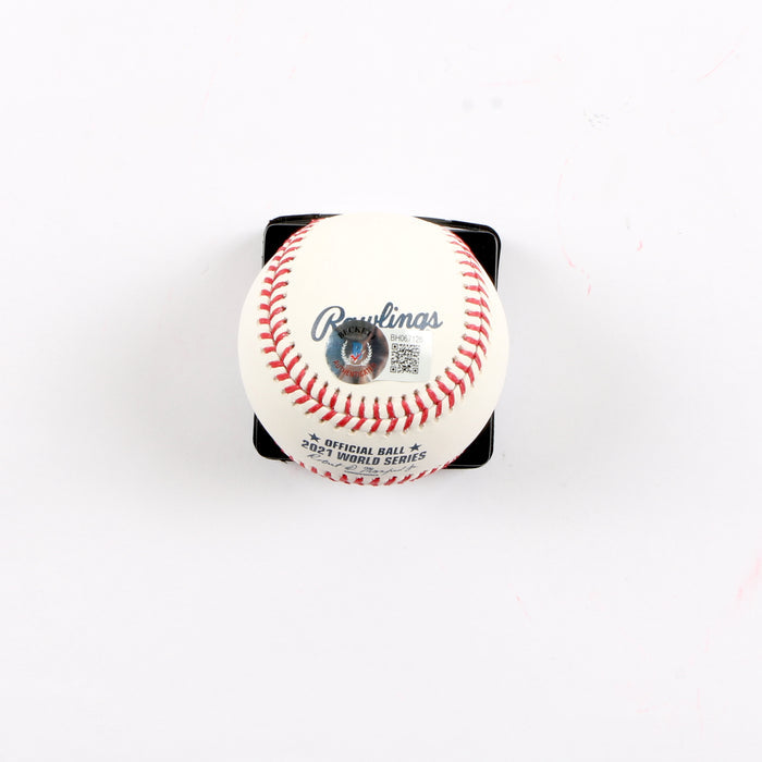 Rick Kranitz Signed Official 2021 World Series Baseball Atlanta Braves