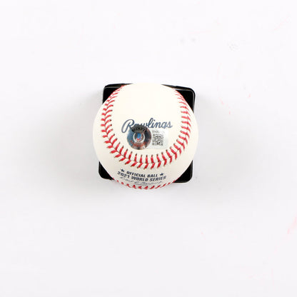Rick Kranitz Signed Official 2021 World Series Baseball Atlanta Braves