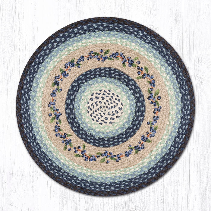 RP-312 Blueberry Vine Round Rug