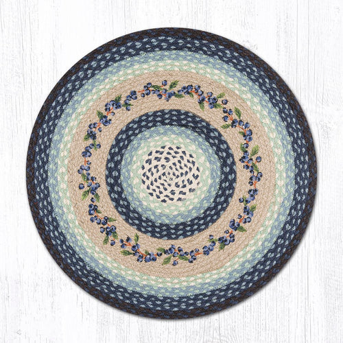RP-312 Blueberry Vine Round Rug
