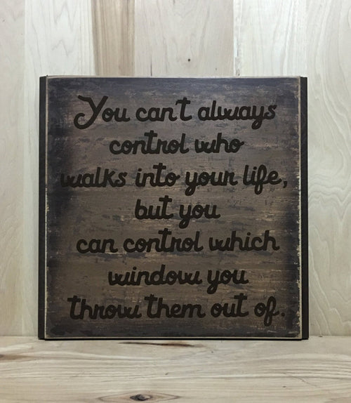 Sarcastic custom wood sign, funny wooden sign