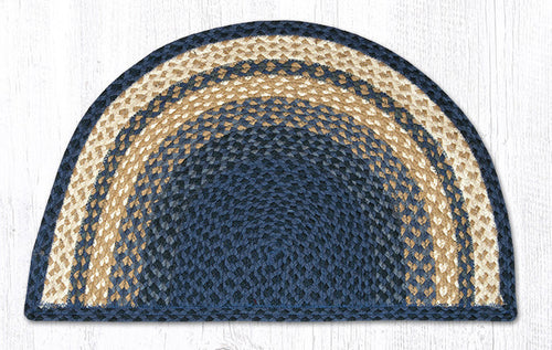 SC-079 Light Blue/Dark Blue/Mustard Braided Slice
