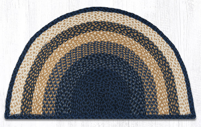 SC-079 Light Blue/Dark Blue/Mustard Braided Slice
