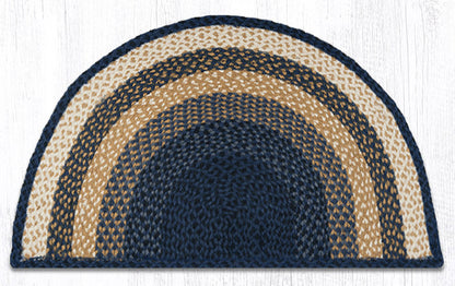 SC-079 Light Blue/Dark Blue/Mustard Braided Slice