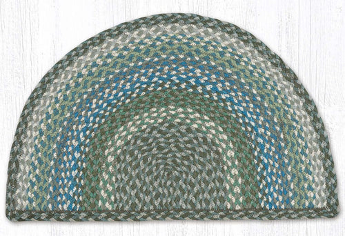 SC-419 Sage/Ivory/Settlers Blue Braided Slice