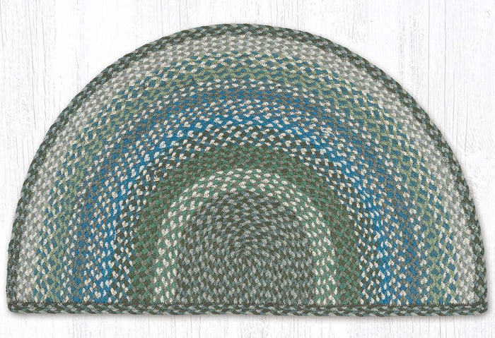 SC-419 Sage/Ivory/Settlers Blue Braided Slice