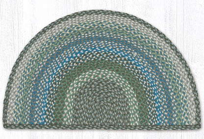 SC-419 Sage/Ivory/Settlers Blue Braided Slice