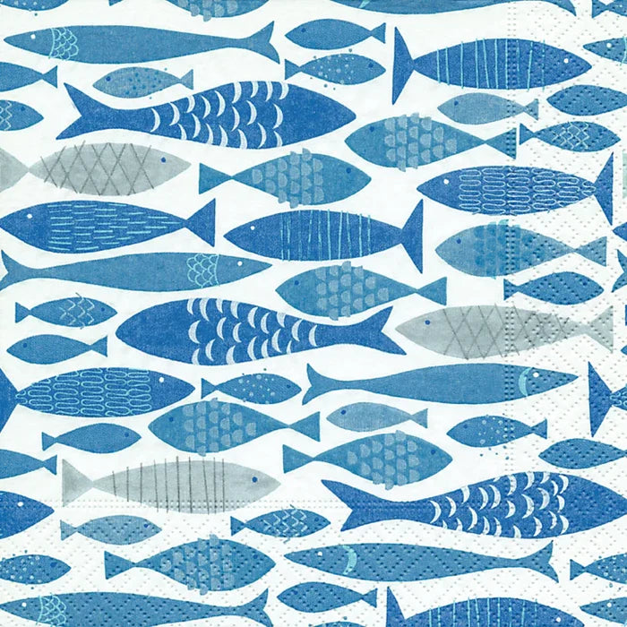 School of Fish Cocktail Napkins