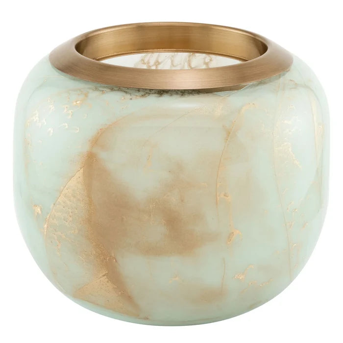 Seafoam Esque Candle Luminary