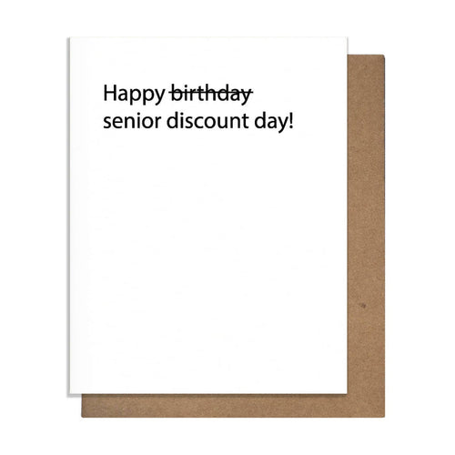 Senior Discount - Birthday Card - B Social Boutique