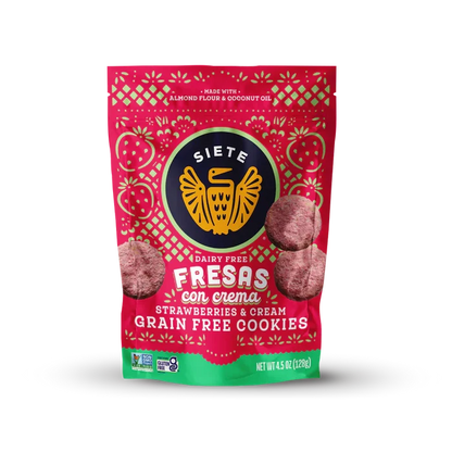 Siete Frescas con Crema Strawberries & Cream Grain-Free Cookies