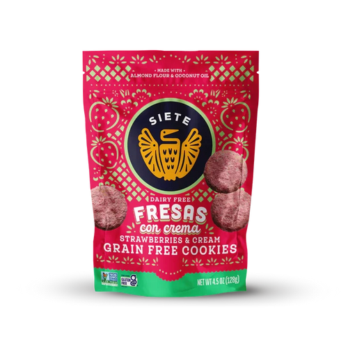 Siete Frescas con Crema Strawberries & Cream Grain-Free Cookies