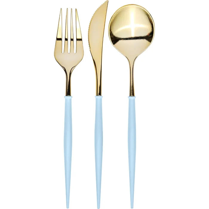 Sky Blue Bella Assorted Cutlery Set