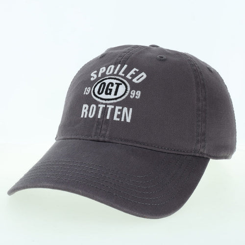 Spoiled Rotten Dark Grey Relaxed Twill Hat