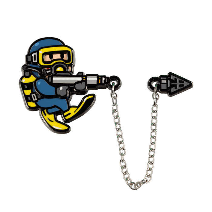Steel Harpoon Chained Pin