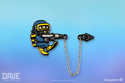 Steel Harpoon Chained Pin