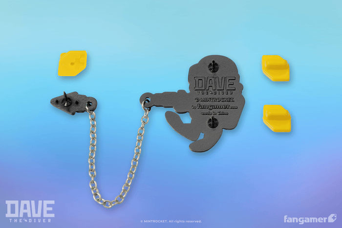 Steel Harpoon Chained Pin