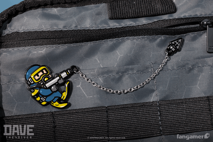 Steel Harpoon Chained Pin