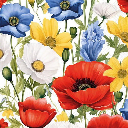 Summer Blossoms Cocktail Napkins