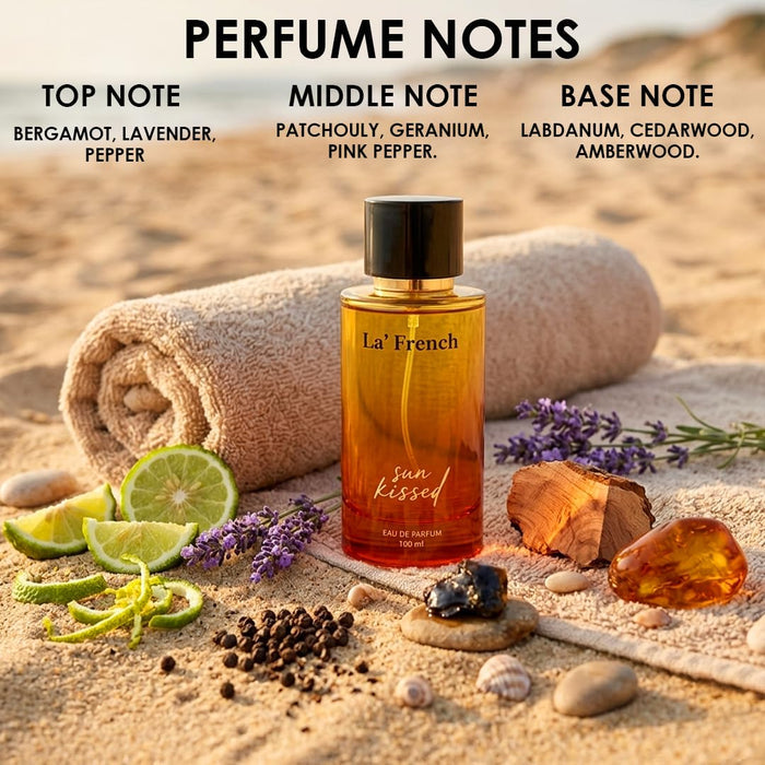 SunKissed Perfume for Men & Women 100ml | Citrus Floral Fragrance