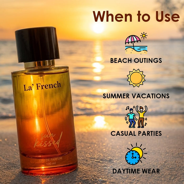 SunKissed Perfume for Men & Women 100ml | Citrus Floral Fragrance
