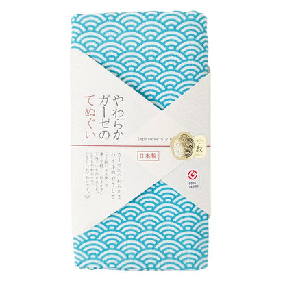 Tenugui - Cotton Gauze Seigaiha