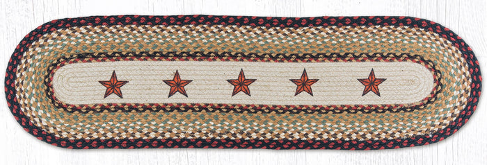 TR-019 Barn Stars Oval Table Runner