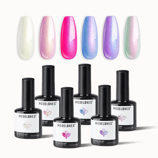 Unicorn Bliss Gel Polish Set MODELONES #unicorn-bliss