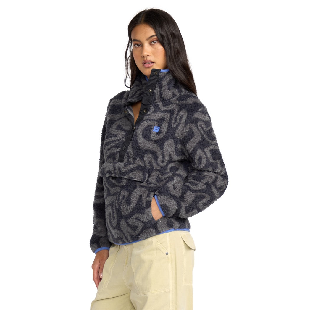 BILLABONG - SWITCHBACK PULLOVER FLEECE | BLASTED BLUE