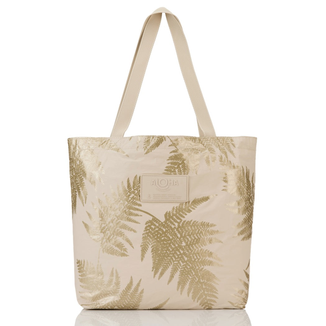 ALOHA COLLECTION - Palapalai Reversible Tote | Amber Sandstone