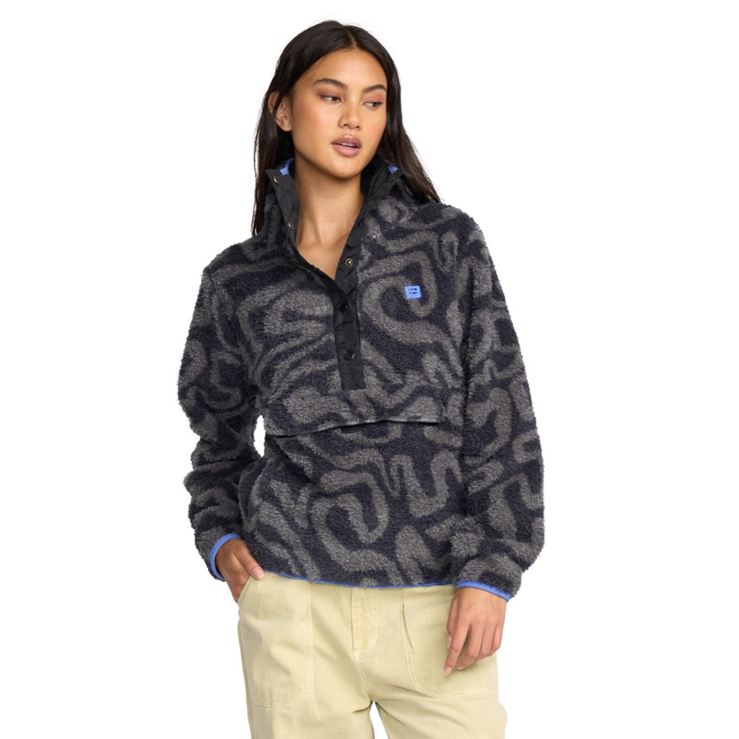 BILLABONG - SWITCHBACK PULLOVER FLEECE | BLASTED BLUE
