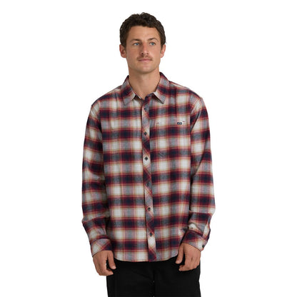 BILLABONG -COASTLINE FLANNEL SHIRT | Plum