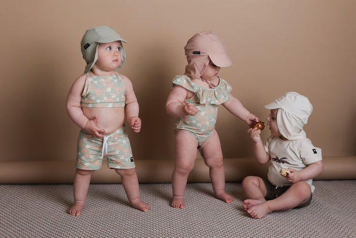 UPF50+ Baby Sun Cap - Sage
