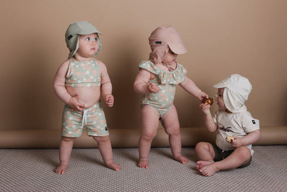 UPF50+ Baby Sun Cap - Sage