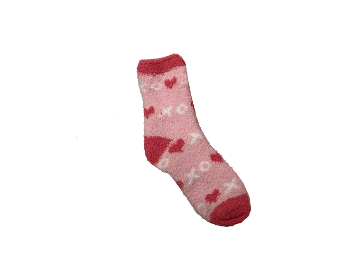 Valentine Fuzzy Socks 3 pack