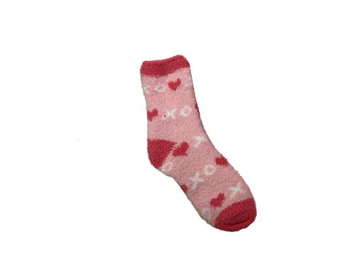 Valentine Fuzzy Socks 3 pack