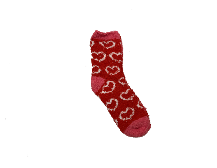 Valentine Fuzzy Socks 3 pack