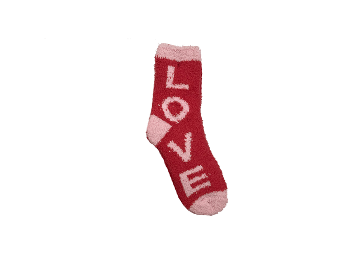 Valentine Fuzzy Socks 3 pack