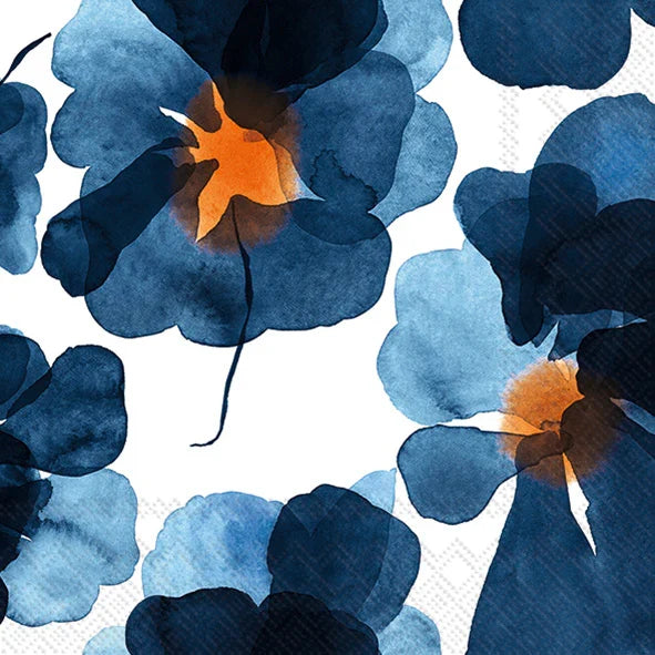 Valssi Blue Cocktail Napkins