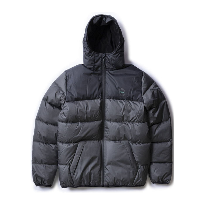 Vissla North Seas Puffer Jacket in Dark Grey
