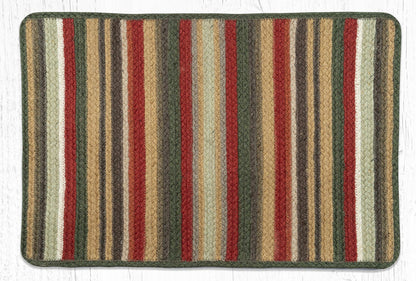 VR-300 Terracotta/Cactus Oblong Braided Rug