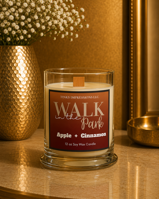 Walk in the Park Cane Candle