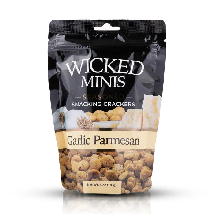 Wicked Minis - Garlic Parmesan Snacking Crackers