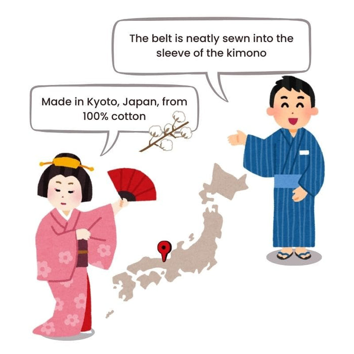 Women’s Yukata Kimono - Iris