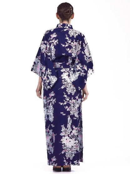 Women’s Yukata Kimono - Peony & Geisha