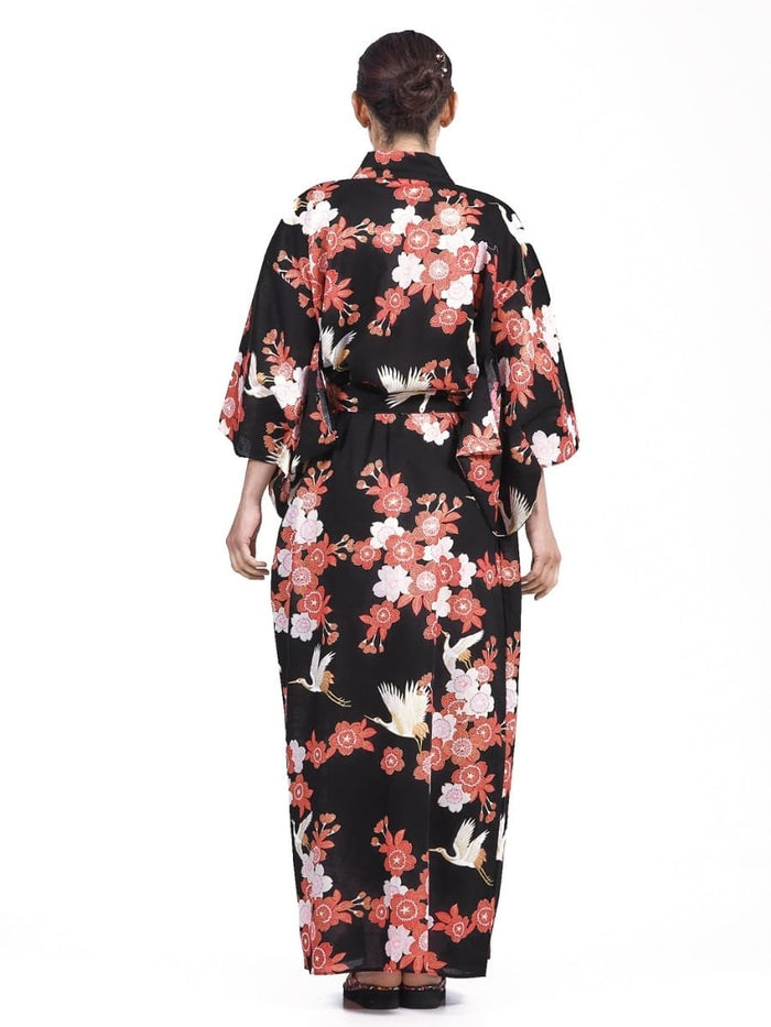 Women’s Yukata Kimono - Tsuru to Ouka