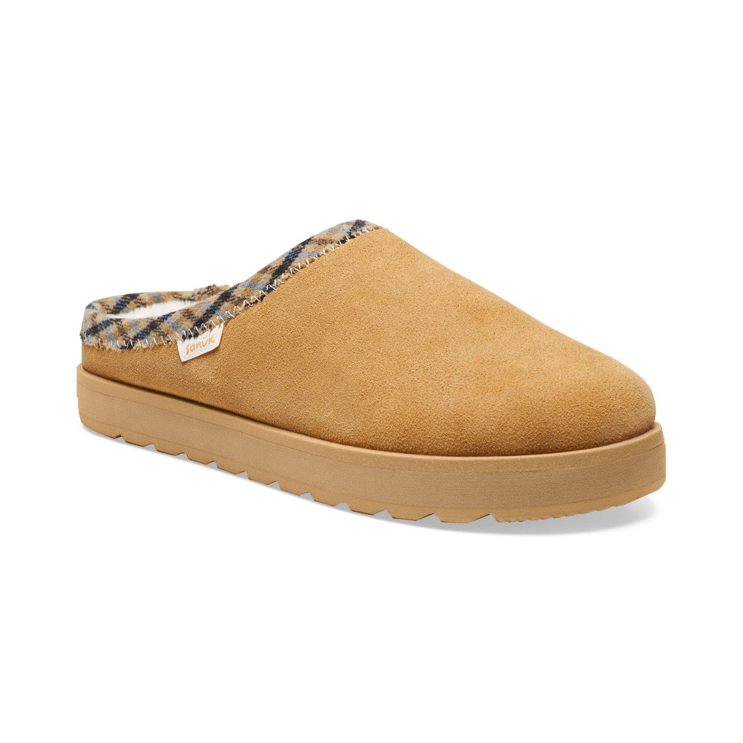 SANUK - CLOUD LOUNGER (WOMENS) | TAN SUEDE
