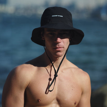 X NICK - BUCKET HAT BLACK